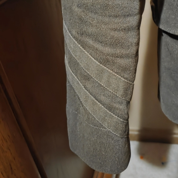 D Collection by Troy Smith Brown Removable Hood Berlin Military Jacket Sz Large - Picture 4 of 9